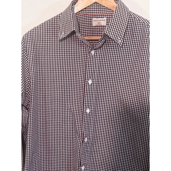 Men’s Dockers Casual Button Down Shirt Size Medium - Picture 5 of 11
